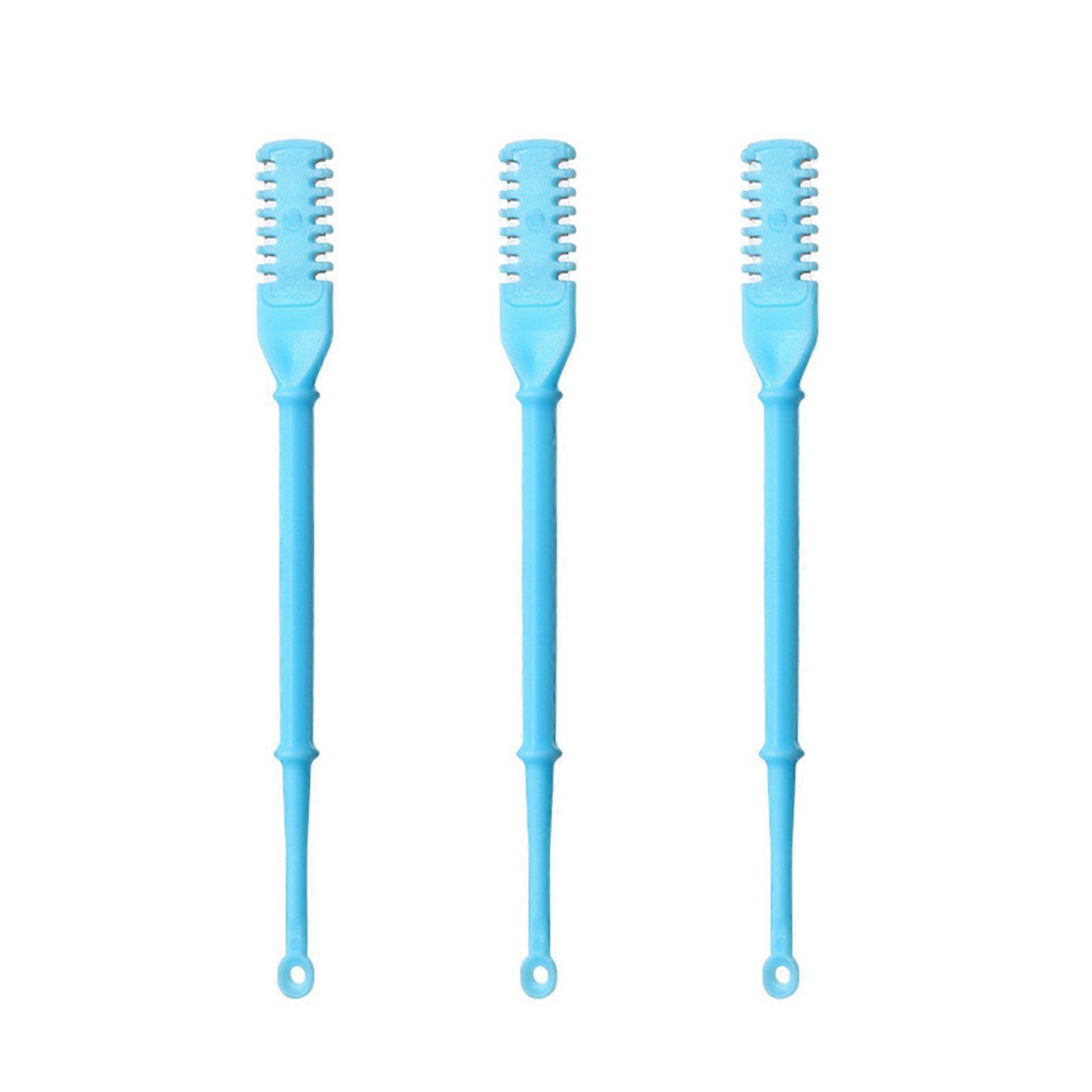 3/12Pcs 2-In-1 Nose Hair Trimmer 360 Degrees Rotating Nose Hair Cutter Double Sided Blades Nose Hair Remover Tool Stainless Steel Manual Nose Hair Cli
