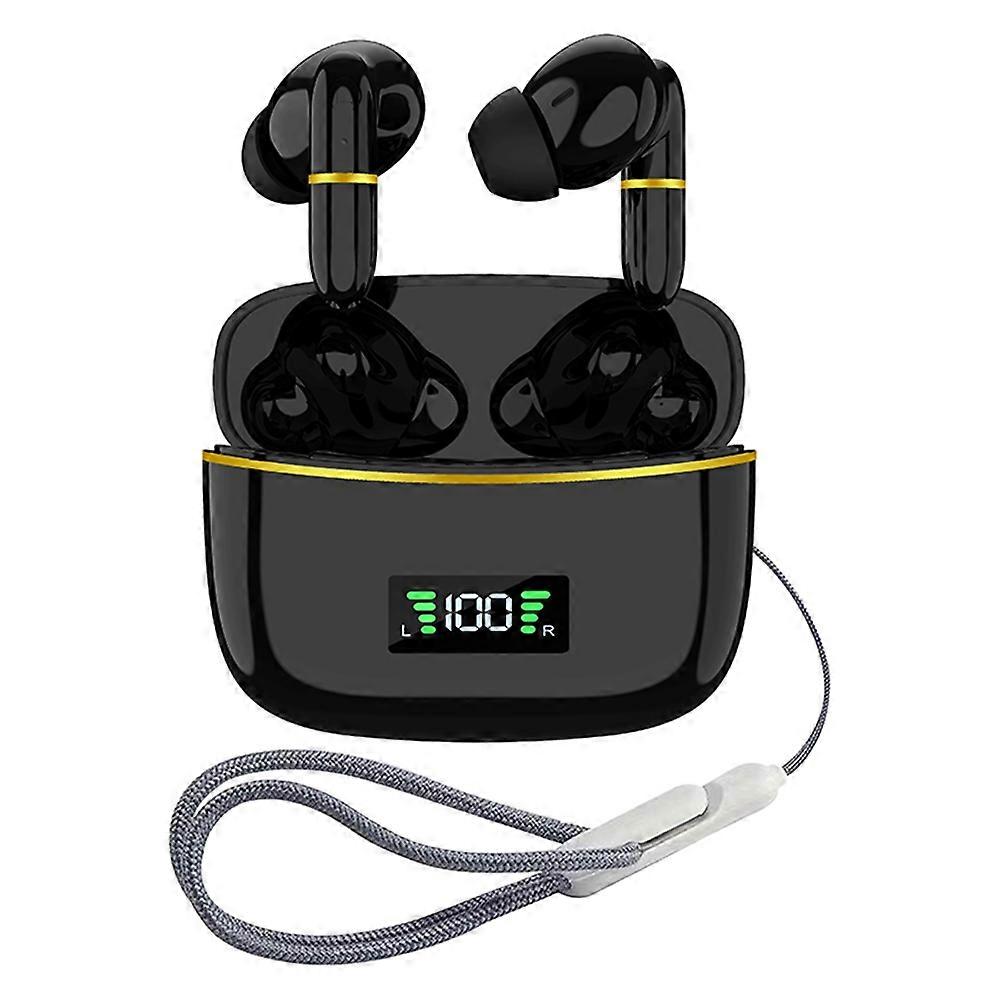 Bluetooth 5.3 Wireless Earbuds Touch Control LED Display Earphone with Charging Case