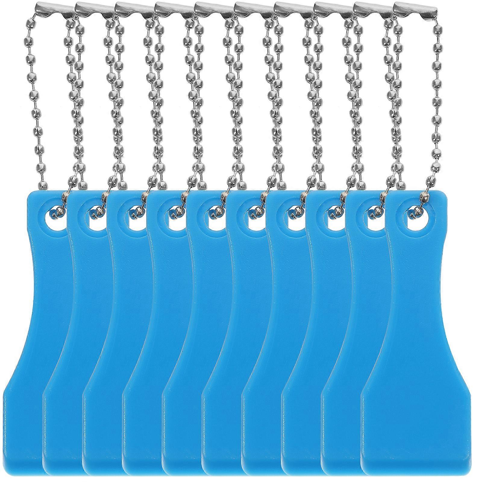 10pcs Lottery Ticket Scratcher Tool Portable Sticker Label Remover Tool Plastic Scraper Tool