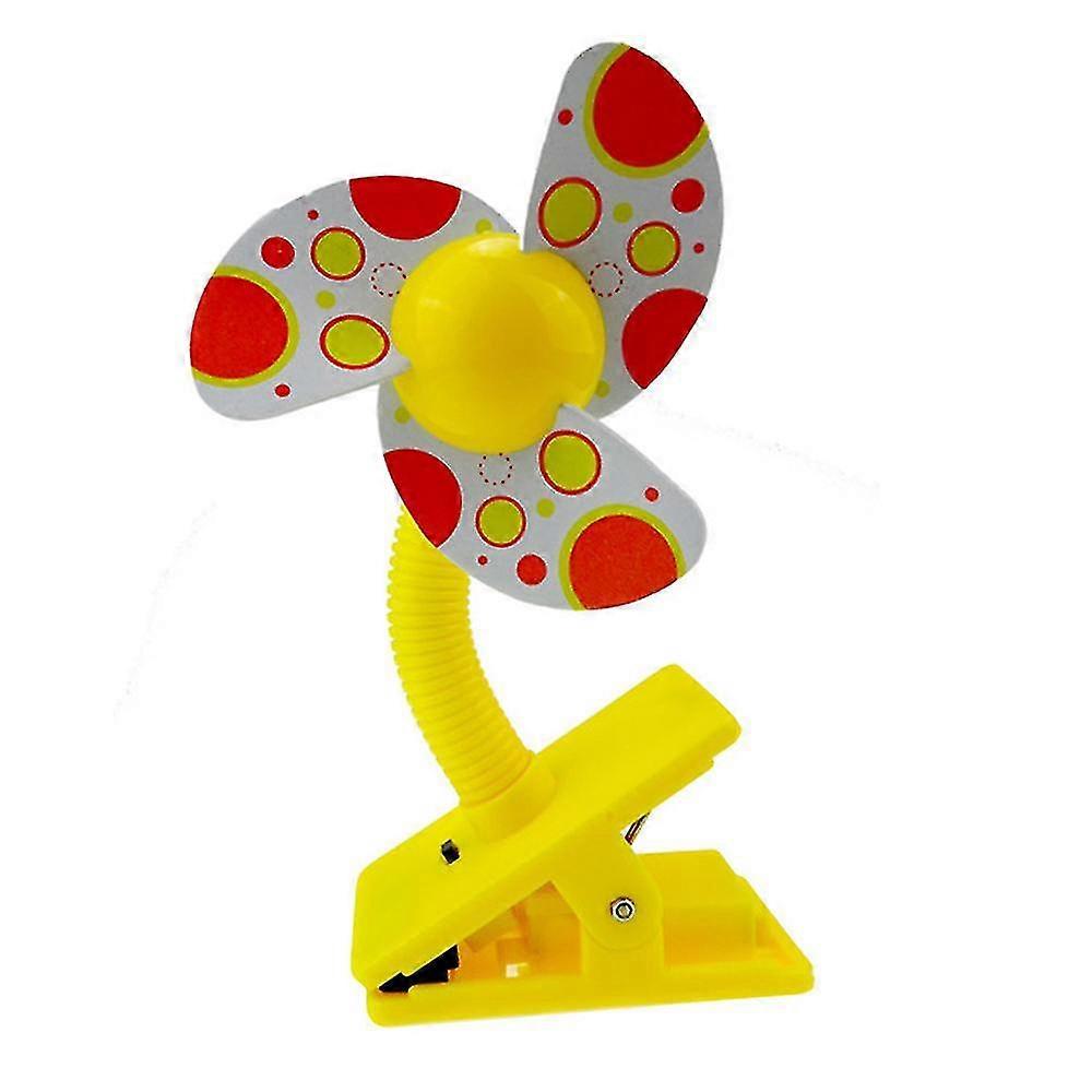 Mini Stroller Fan Safety Sponge Soft Blade Clip On Pushchair Prams Seat Usb Fan