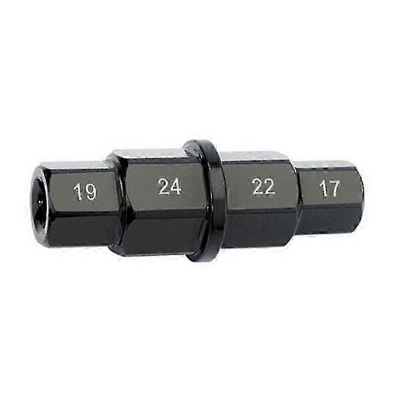 1pc Motorcycle Front Wheel Spindle Removal Sleeve 17 19 22 24mm Hub Axle Hex Allen Spindle Driver Tire Wrench Accessorie