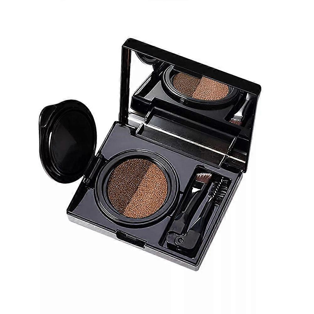 Eyebrow&Eyeliner Cream w/ Stamp,Multi-functional Double-Headed Eyeliner Stamp