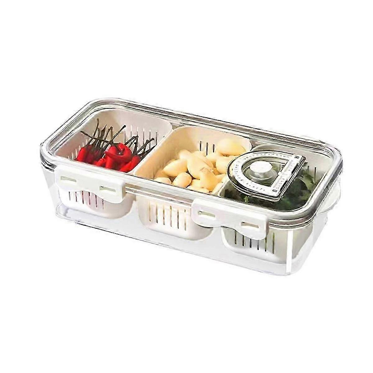 Snack Box Container Reusable Snackle Containers Outdoor Fruit Boxes Snack Plates Storage Container