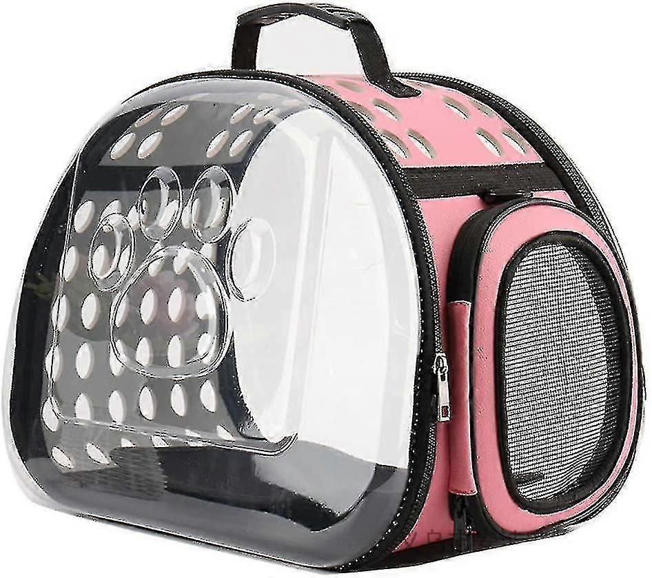 תיק נשיאה לכלב חתול וחיות מחמד אחרות תיק נשימה קל משקל עם רצועת כתף עבור תיק נייד נייד לחיות מחמד נושאות סלסלות למטוס T