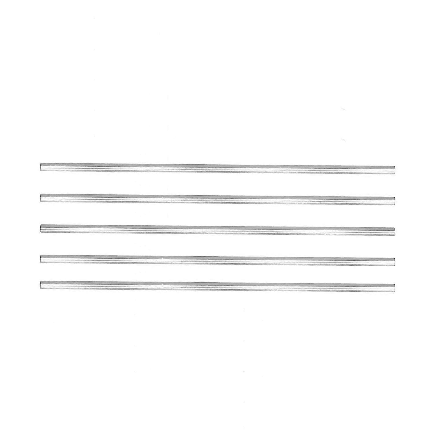 5Pcs Stainless Steel Rod Round Straight Shaft Bar 6mm Accessory Set Kit for Robot Toy DIY4100-0006-0