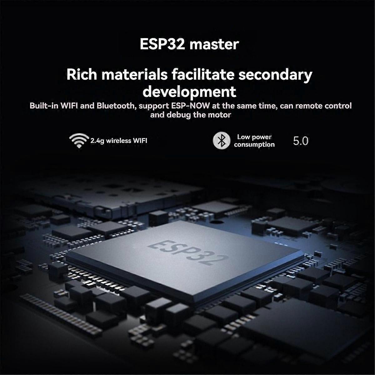 Motor Drive Board DDSM400 Motor Driver HAT WiFi Wireless Based on ESP32-WROOM-32 for