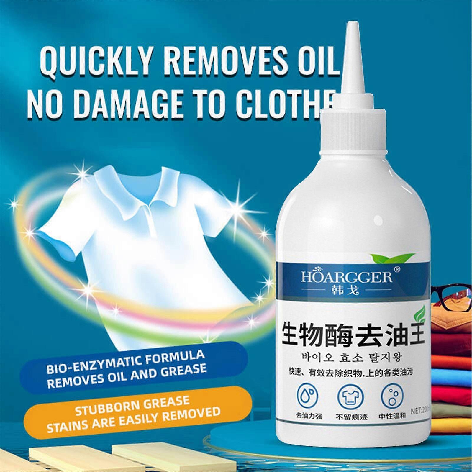 200ml Clothes Leave-In Cleaning Spray Detergent,Clothes Degreasing Detergent