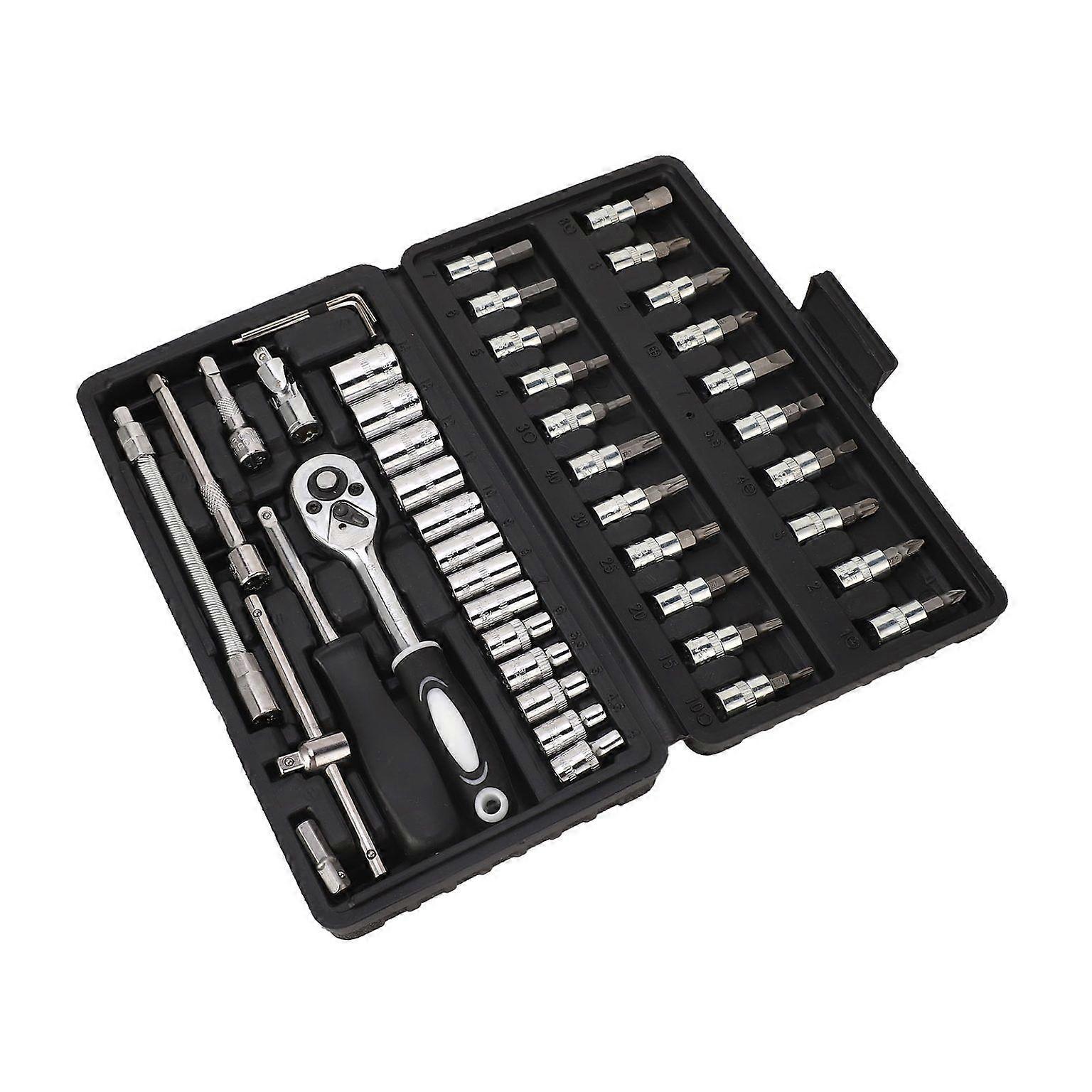 drive bit socket set combination tool kit Screwdriver Bit Hex Socket Set Ratchet