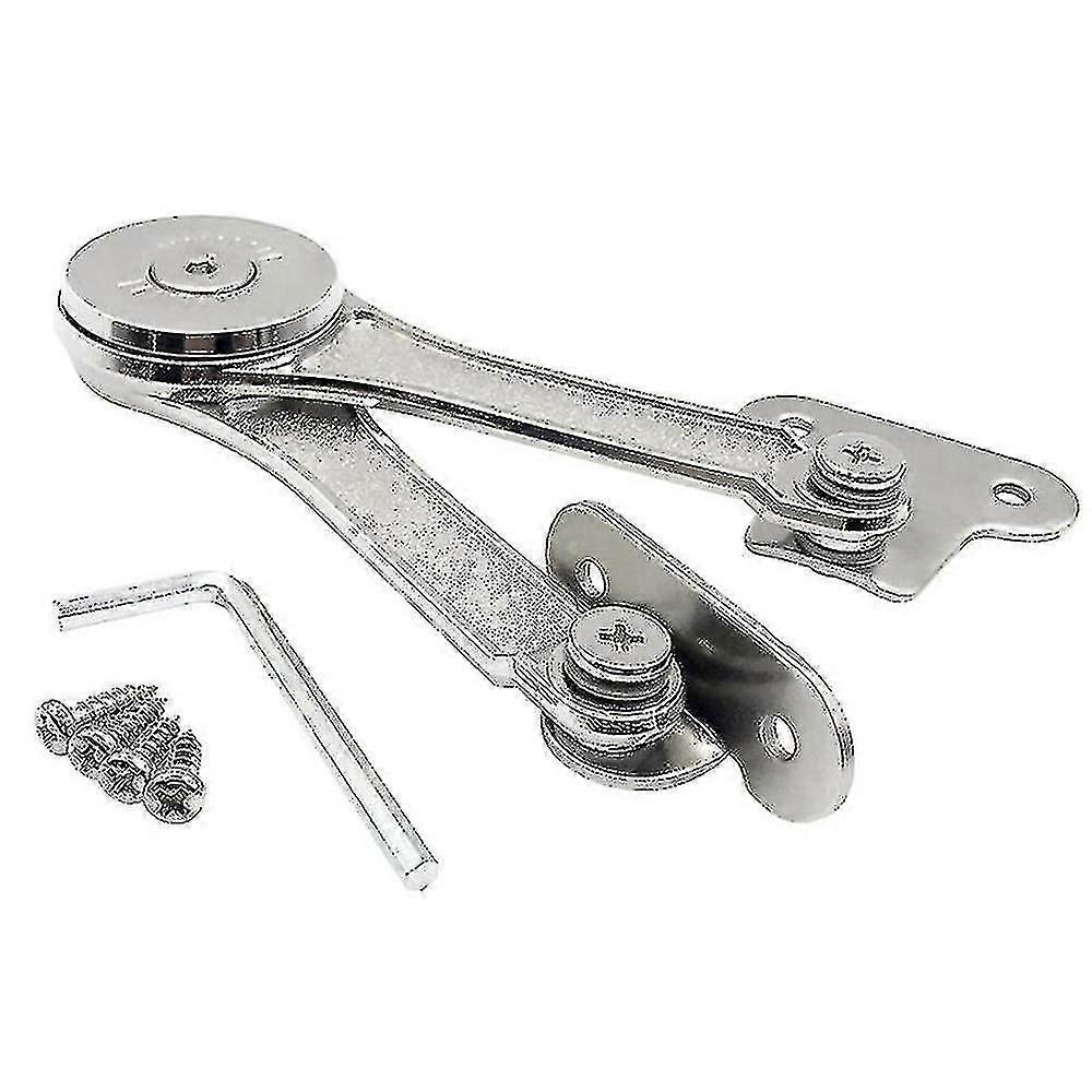 Heavy Duty Lid Support Hinges Adjustable Folding Lid1pcs-silver