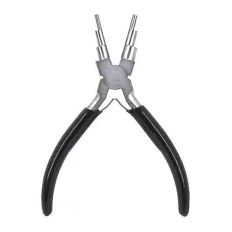 Wire Bending Pliers For Jewelry Making 2-10 Mm, 6 Size Loops And Stainless Steel Attachment Rings With A Very Comfortable Handle