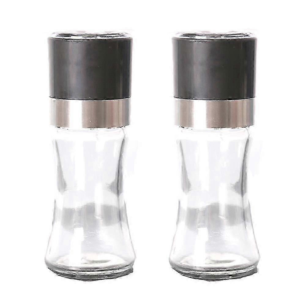 Agitatori di sale e pepe Eleganti con fondo in vetro trasparente | Cucina compatta, cucina e sala da pranzo