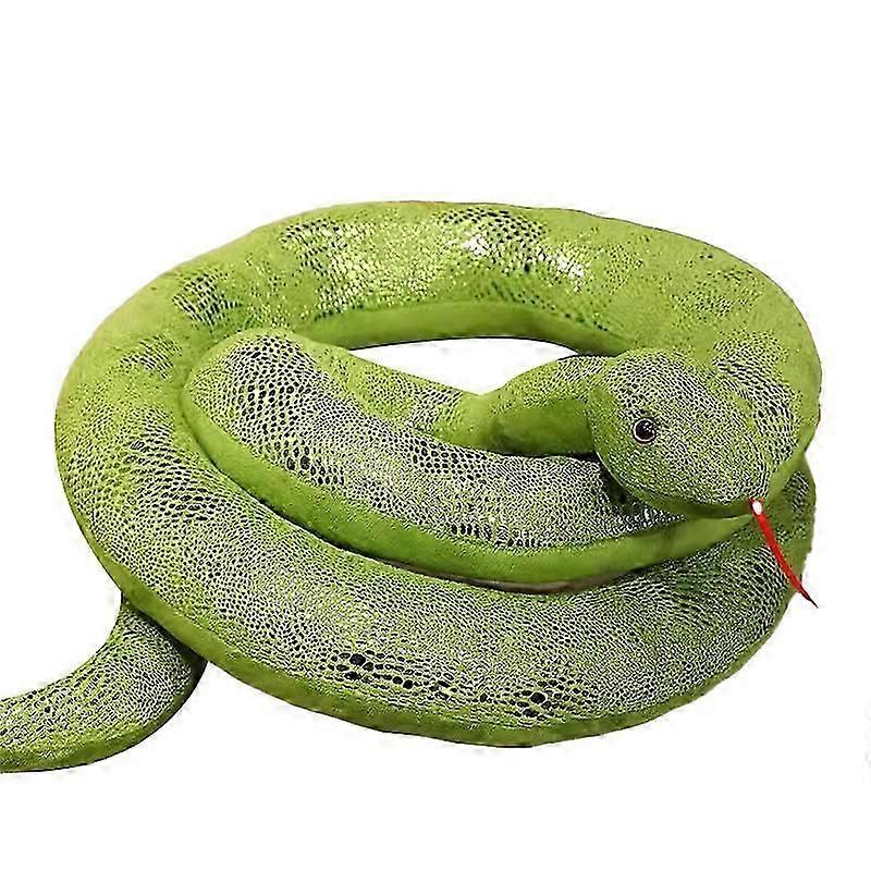 Simulation Giant Python Plush Toy Long Snake Plush Toy Decorated