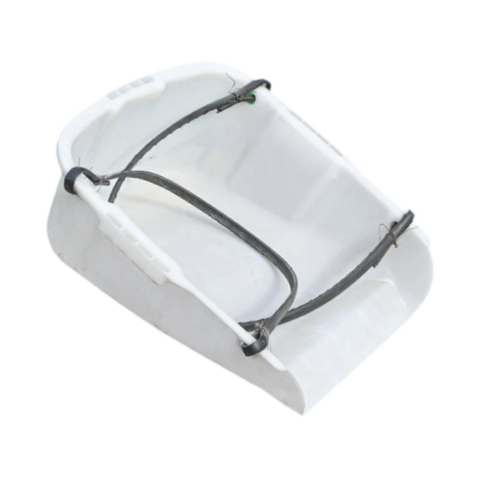 تنظيف مجرفة بمقبض حبل أداة مزرعة أداة حديقة للحديقة البيضاء