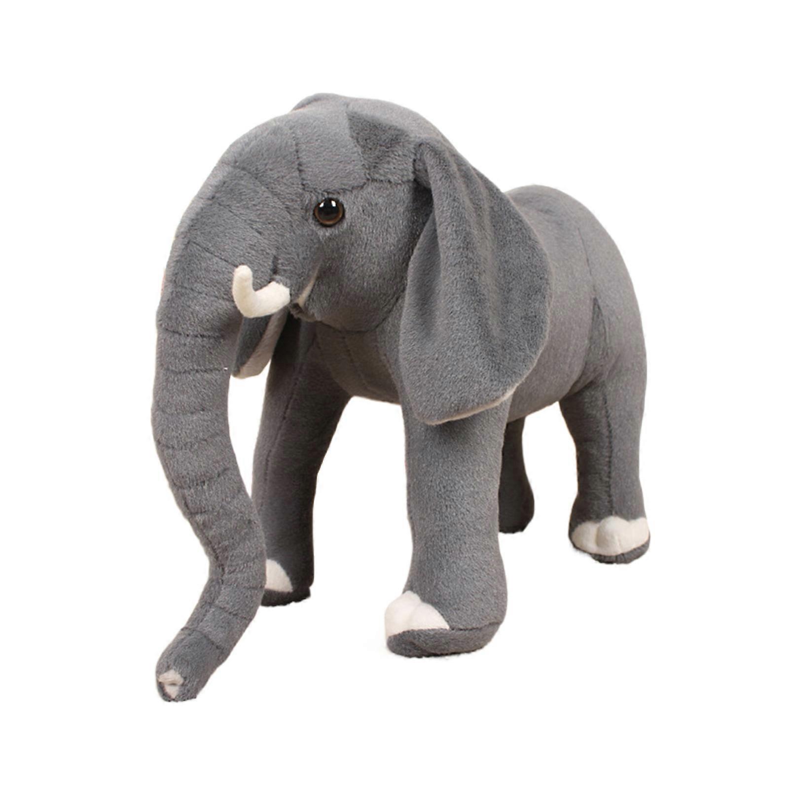 Plushes Elephant Toy with Realistic Features, Soft and Comforting Stuffed Animals for Ages  No. 34