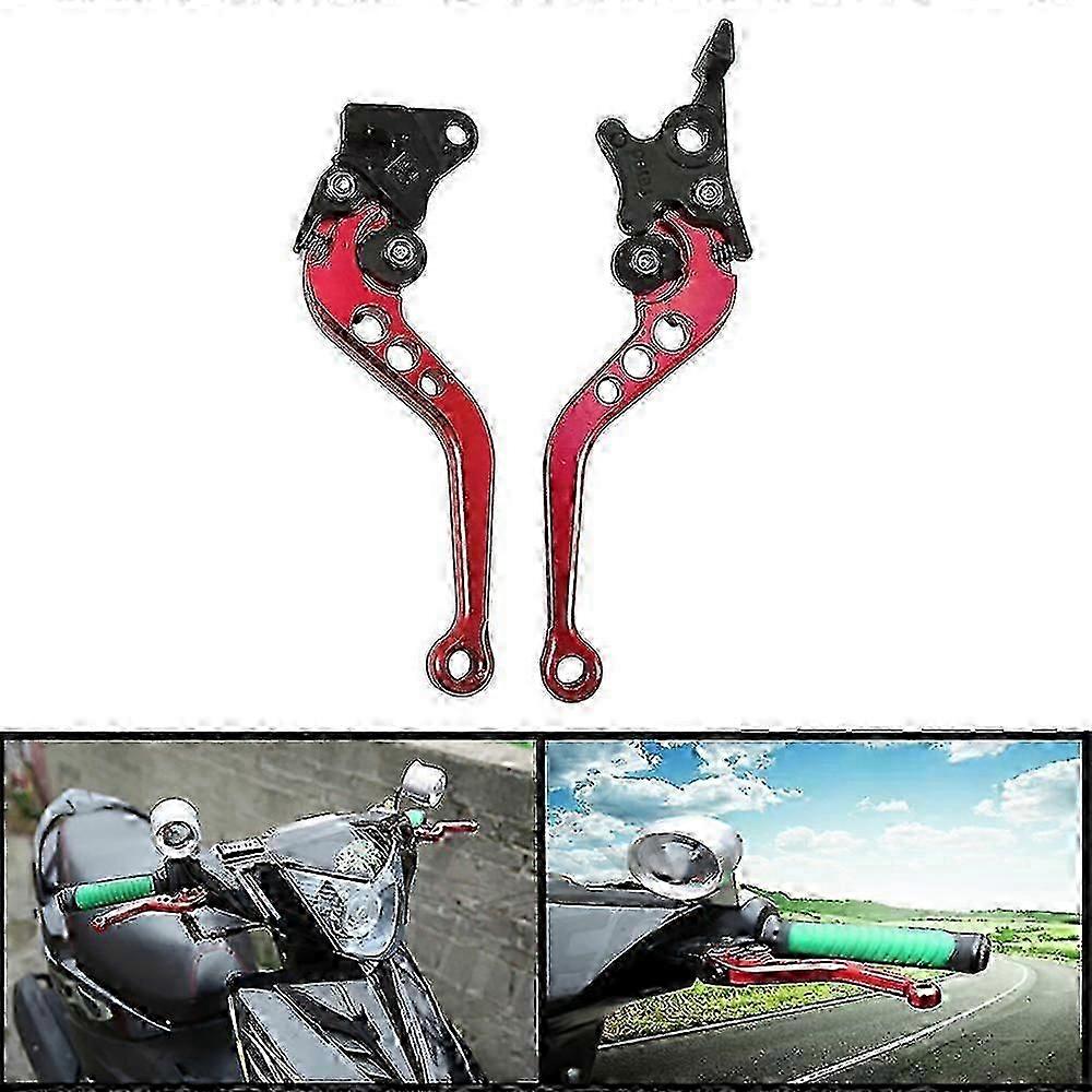 Unique 2 Pcs Universal Cnc Alloy Motorcycle Brake Handle Adjustable Size Moto Motorbike Modification Clutch Drum Brake Lever Handle Hot