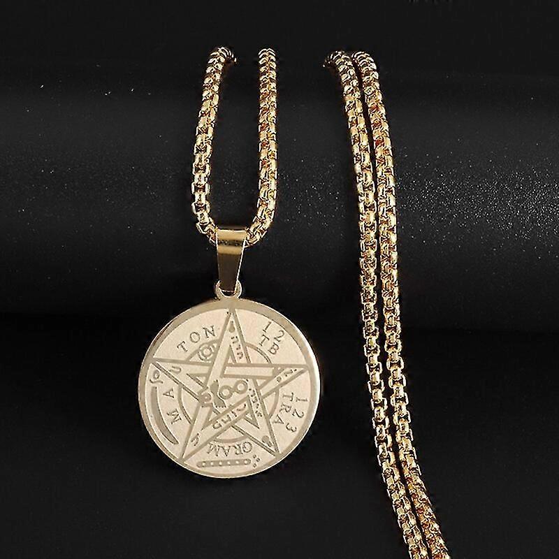 Trendy Mogan David Star Pendant Israel Jewish High Quality Alloy Chain Star Of David Necklace For Men Jewelry