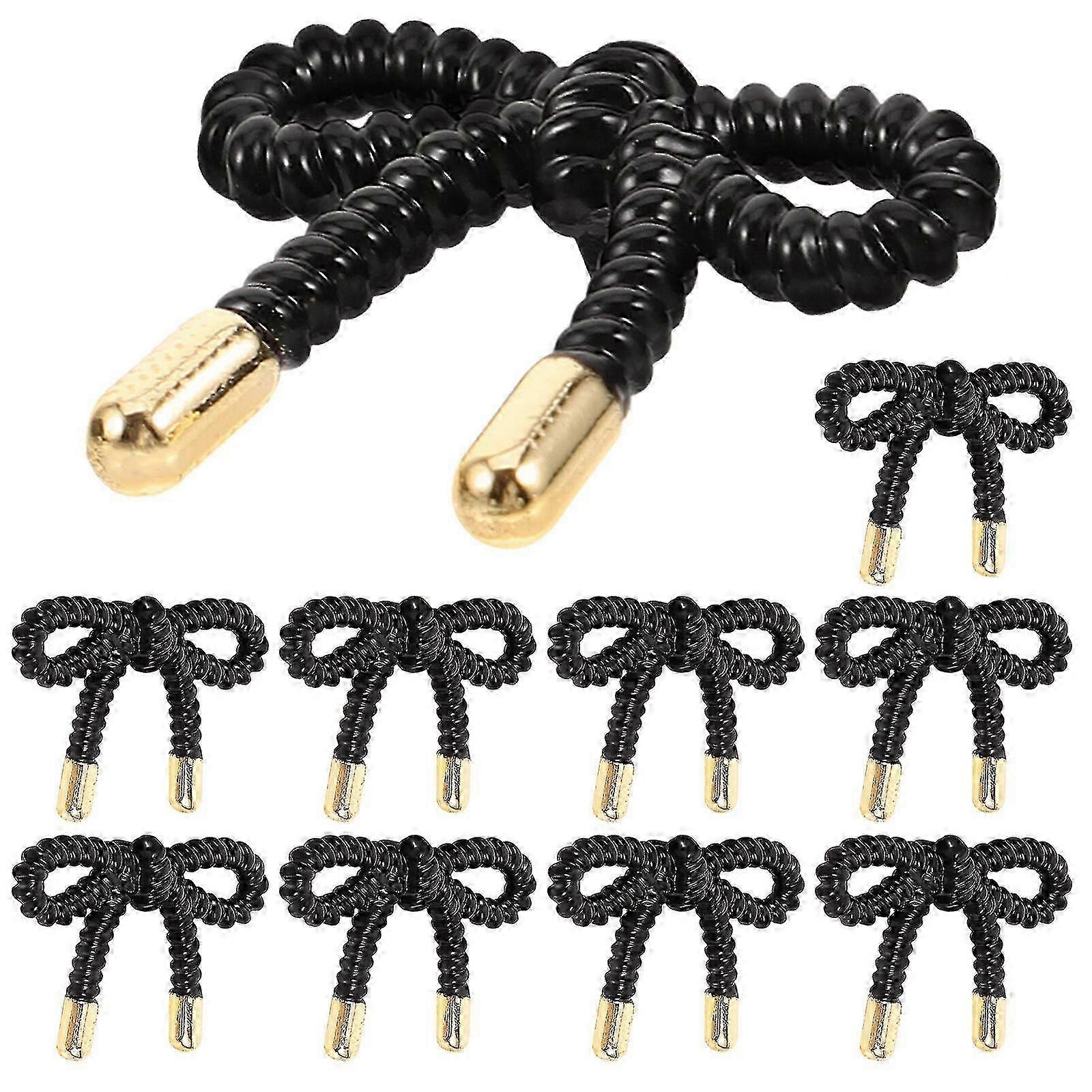 10pcs Sewing Buttons Bow Shaped Clothes Buttons Decorative Buttons For Coat Clothes