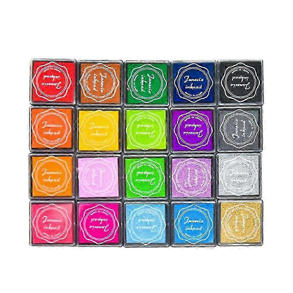 Lasten postimerkit Craft Ink Pad sateenkaarimusteella