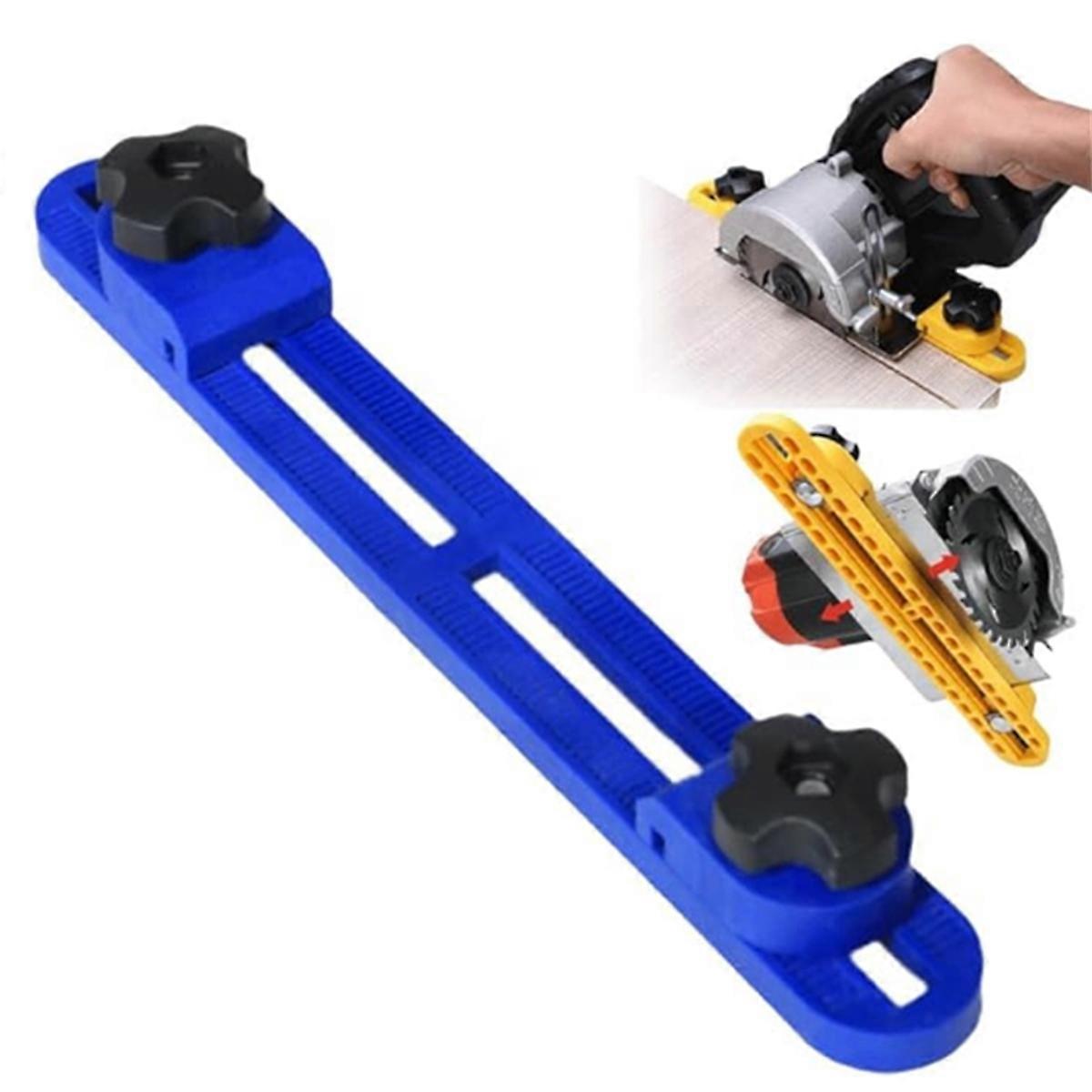 Adjustable Cutting Machine Base Guide,Circular Saw Milling Positioning Clamp, Adjustable Saw Guide