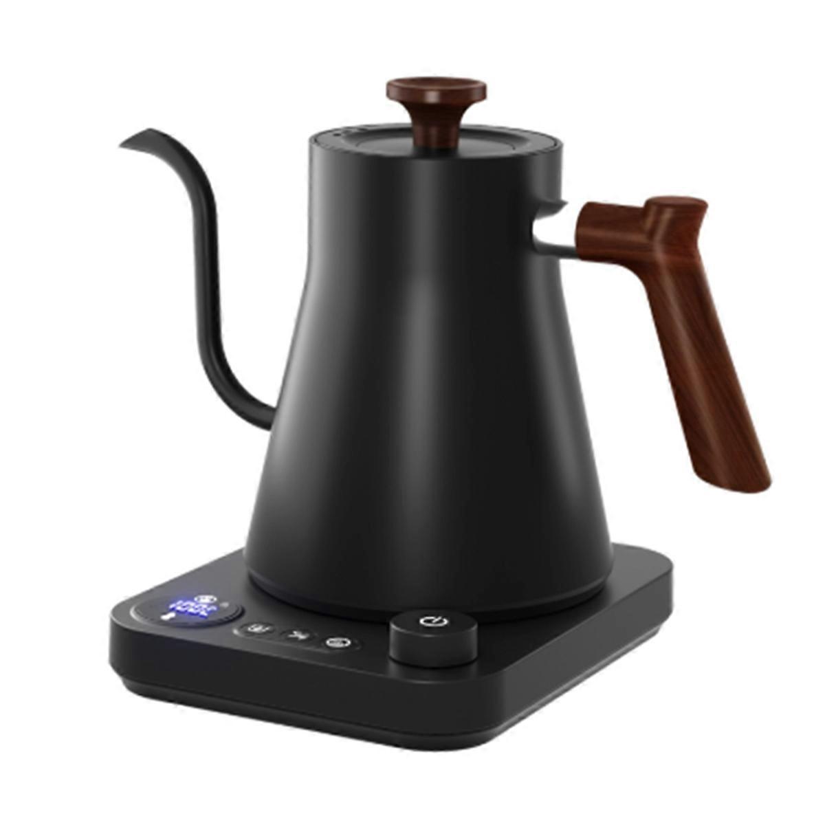 Gooseneck Kettle Smart Temperature Control Pot 1200W Rapid Heating Kettle 304 Stainless Steel Liner