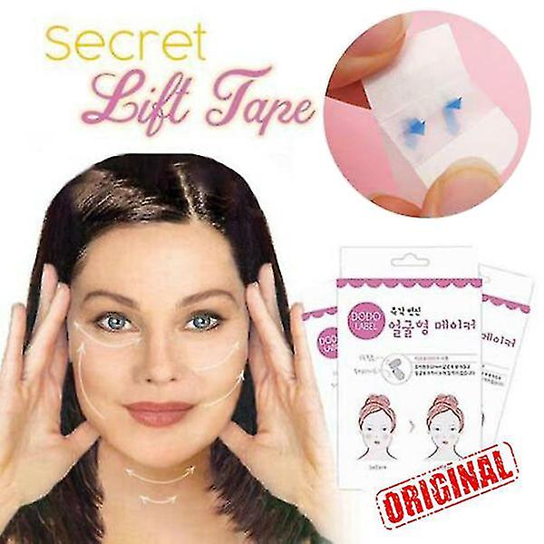40pcs/box Secret Lift Tape Effective Face Sticker Thin Invisible Chin Patch @bugu