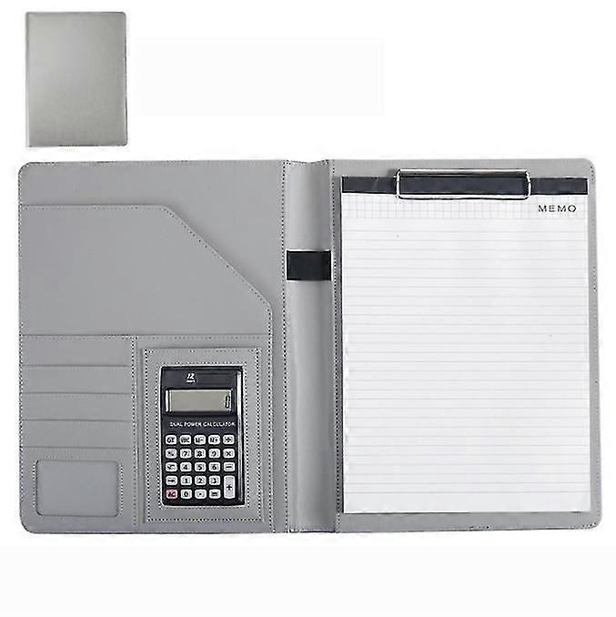 A4 Business Office Folder 12-digit Calculator And Writing Board Folder