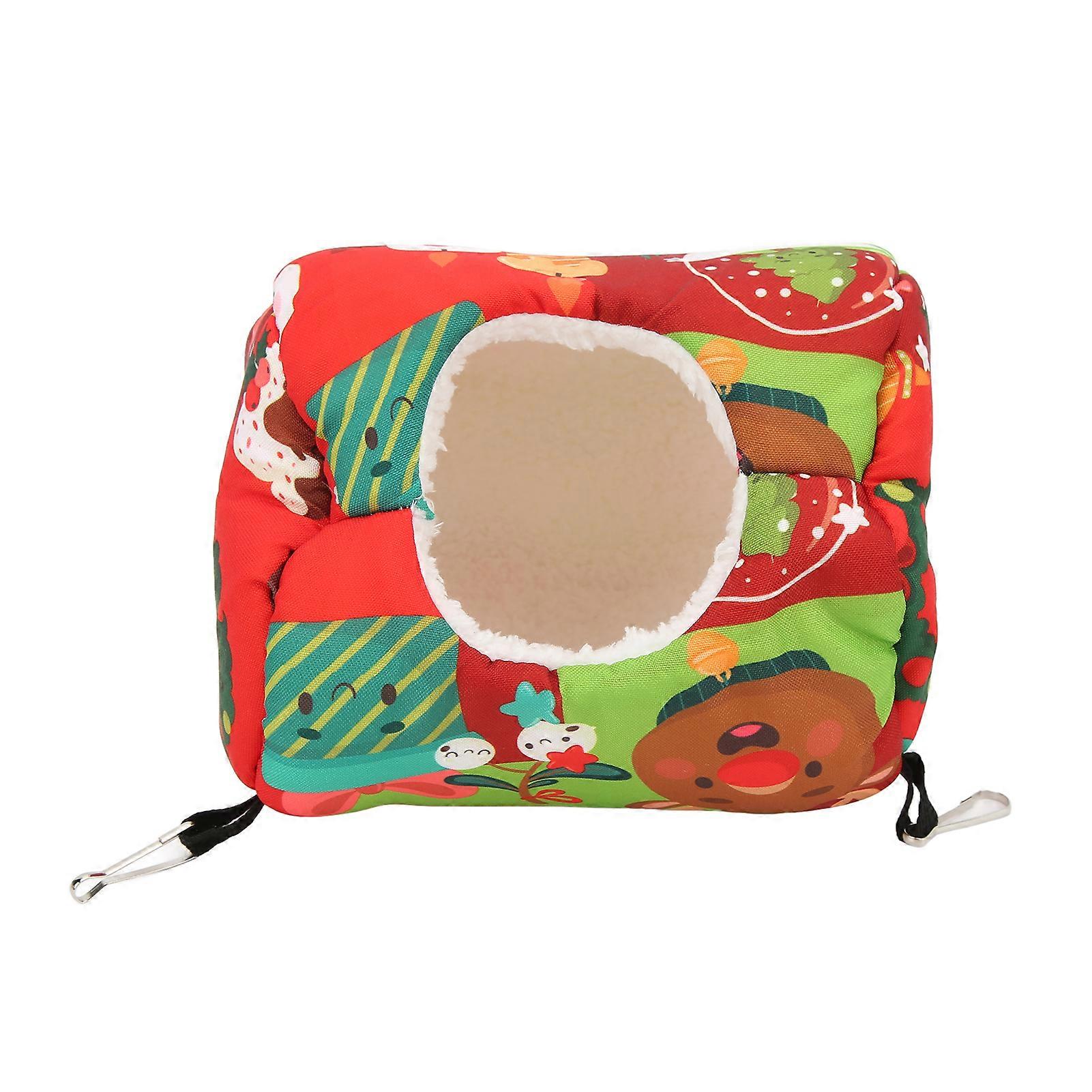 Small Pet Hanging Tunnel Hammock Cage for Winter Warmth, Ideal for Sugar Gliders and Hedgehogs