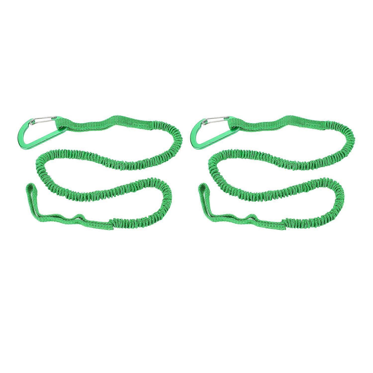 2pcs Kayak Paddle Leash Stretchable Strap Lanyard Rope for Kayaking Boating Canoeing Fishing Pole Ro