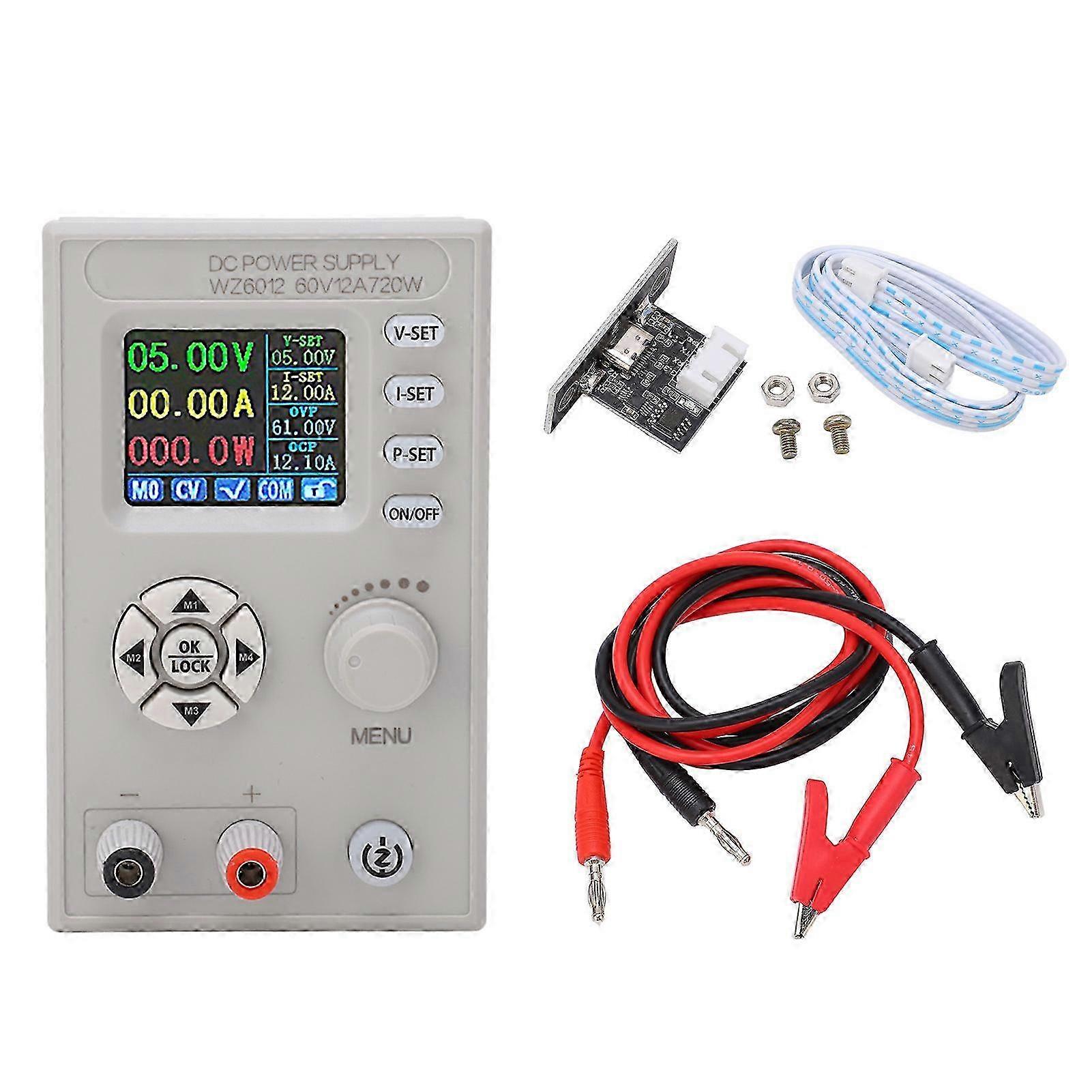 DC Stabilized Power Supply Module Red Copper Coil Adjustable Voltage Regulation Power Module 60V 12A 720W