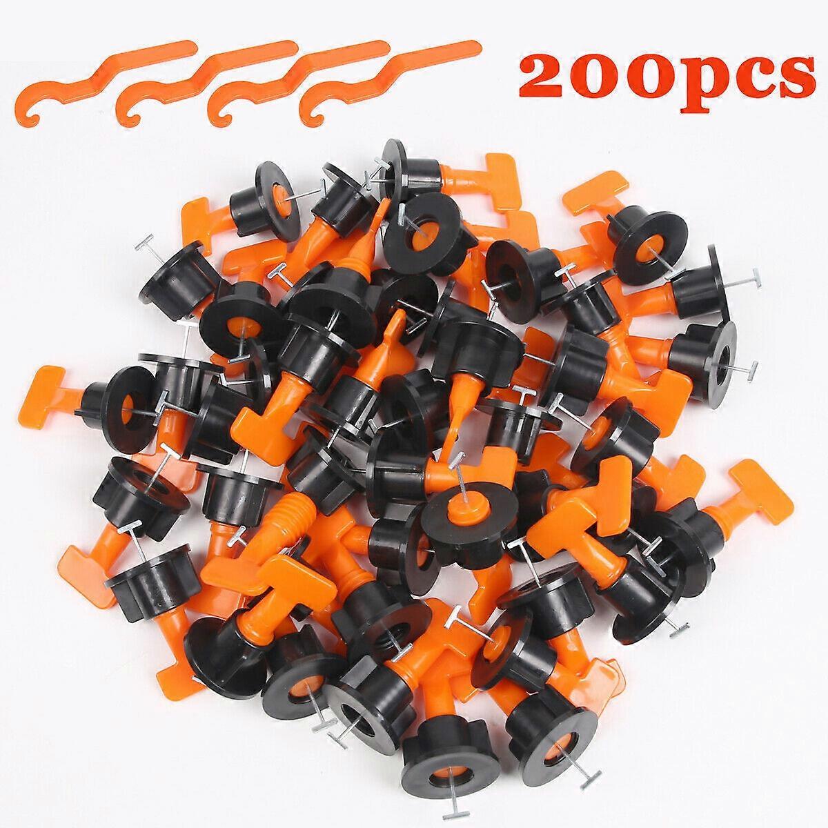 Professional Tile Leveling System Kit, Reusable Tile Leveler Spacers for Wall Floor Tile Adjustment, Thermoplastic PP Material Ensuring Durability