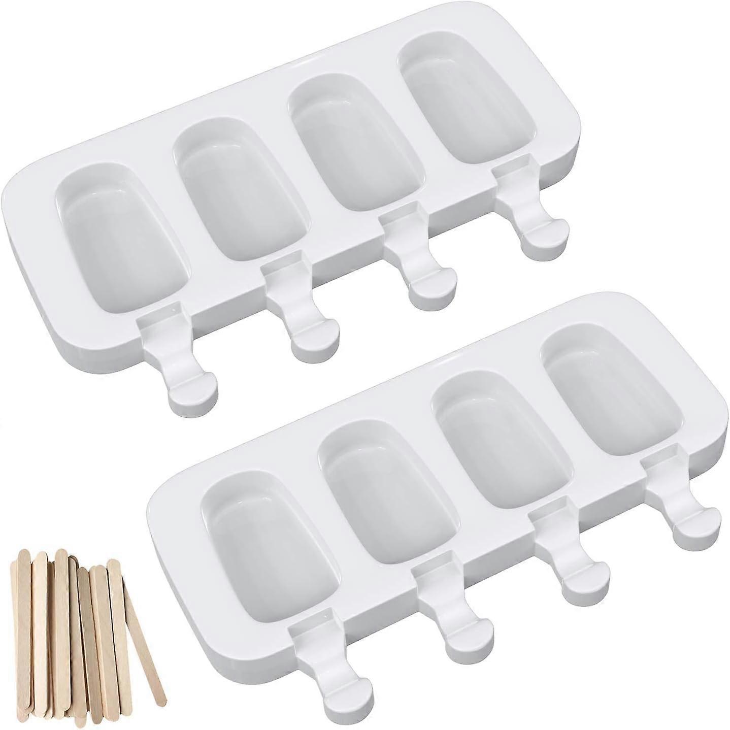 Diy Gift Popsicle Molds, Make 8 Homemade Cakesicles At Once, Food-Grade Silicone With Non-Stick Surface, Flexible Silicone Design For Easy Release