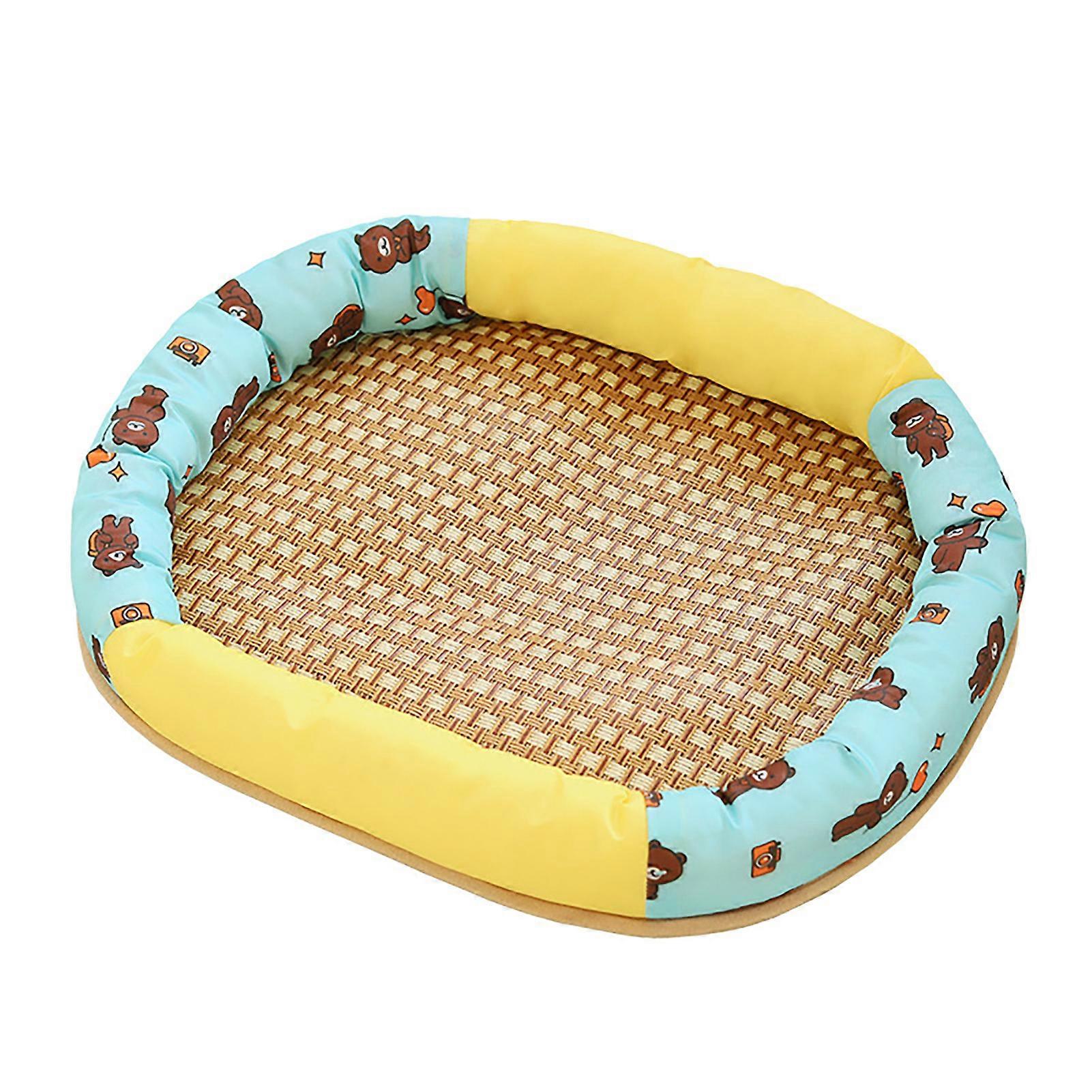 All Sizes Pet Bed, Versatile For Indoor And Outdoor Use, Portable Pet Accommodation, Breathable And Easy To Clean, Thick And Cold Summer Mat Provides