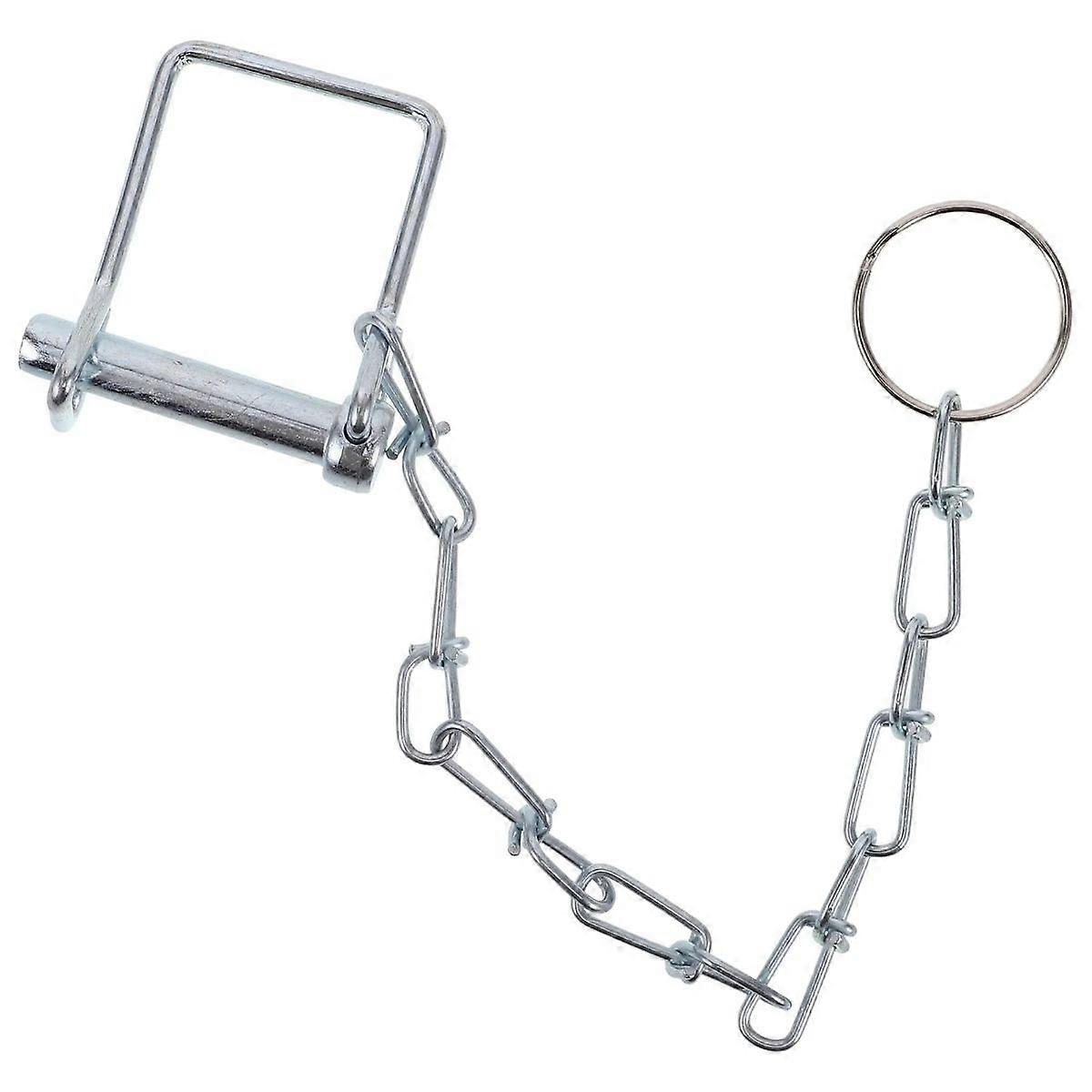 2025 New Trailer Coupler Pin With Chain Steel Safety Pins Heavy Duty For Secure Mounting Of Hitches Wire Lock Pins Trailer Hitch Locking Pins For Lawn