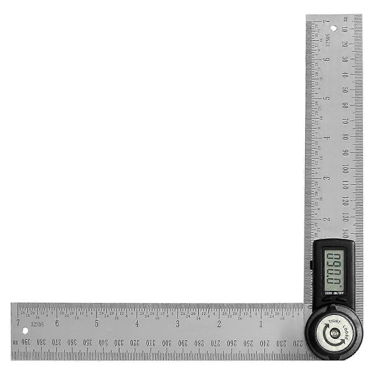 Digital Angle Finder Protractor Stainless Steel 7inch