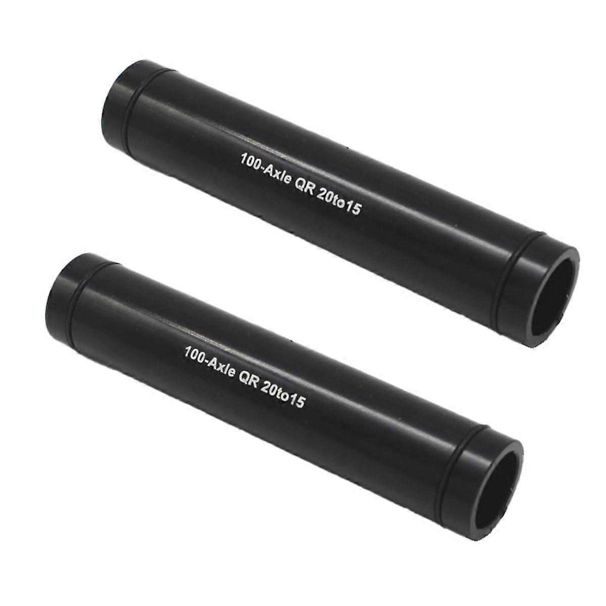 Mountain bike bicycle 20mm thru-axle conversion to 15mm thru-axle