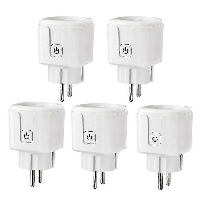16A Tuya WiFi EU Smart Plug Outlet Power Monitor Wireless Socket Remote Timer Electrical Control For Google Home Alexa Alice