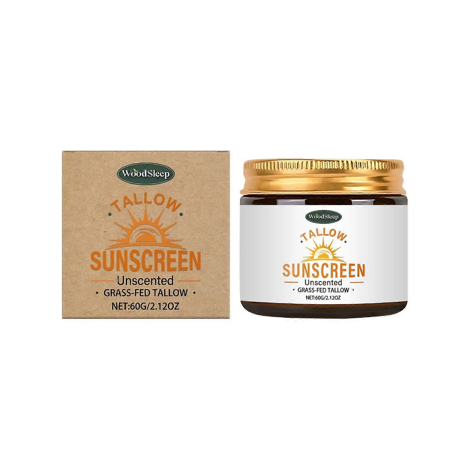 Beef Tallow Sunscreen, Refreshing Nourishing And Moisturizing Beef Tallow Sunscreen, Beef Tallow for Skin, Natural Skin Barrier, Nourishing Moisturize