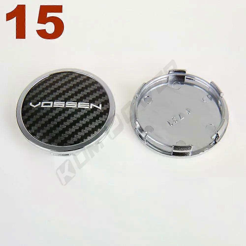 4PCS OD 65MM/ID 60MM καπάκι πλήμνης τροχού VOSSEN λογότυπο σπορ κάλυμμα ζαντών κεντρικό καπάκι τροχών