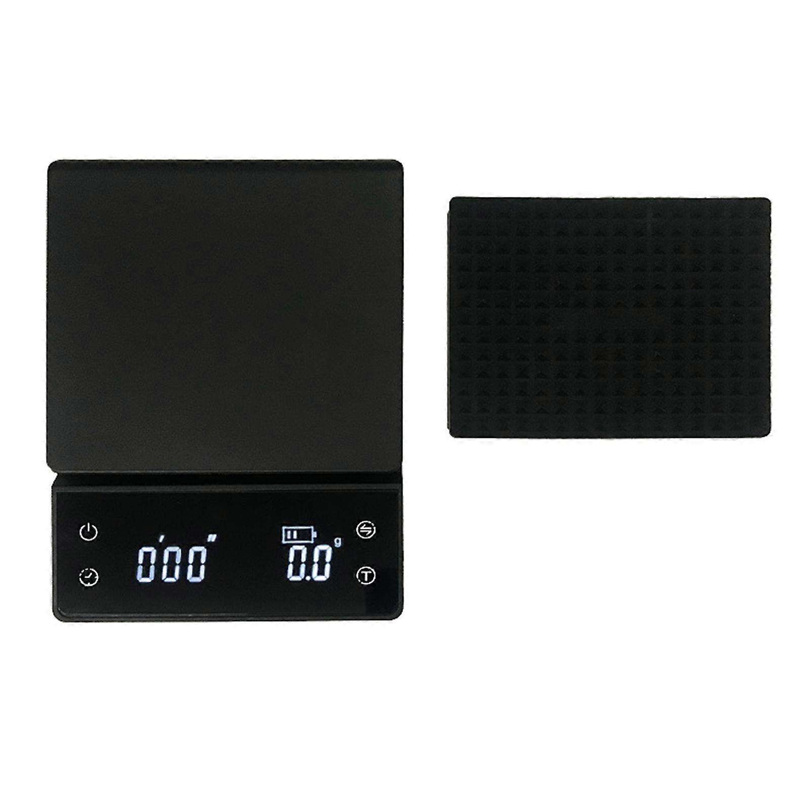 Coffee Scale with Timer Digital Kitchen Food Scale for Cooking Baking Electronic Weighing 6.6lb/3kg 1g Precision Sensors