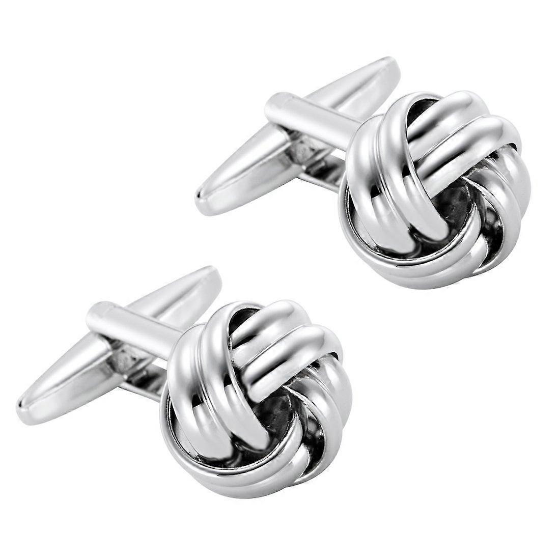 Cufflinks for Men in Silver and Gold - Formal Attire Accessories with Classic Design and Durable Material