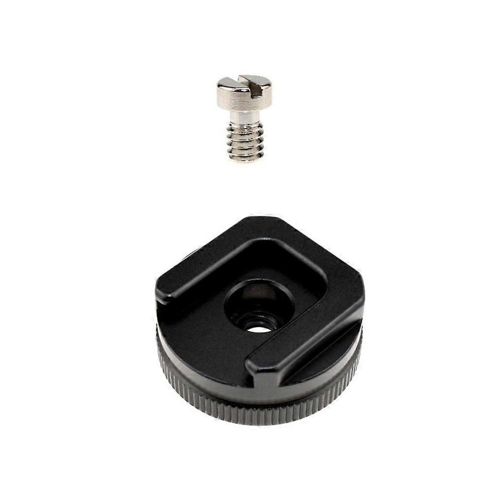 Camera Hot Shoe Mount to 1/4"-20 Tripod Screw Adapter Widely Application