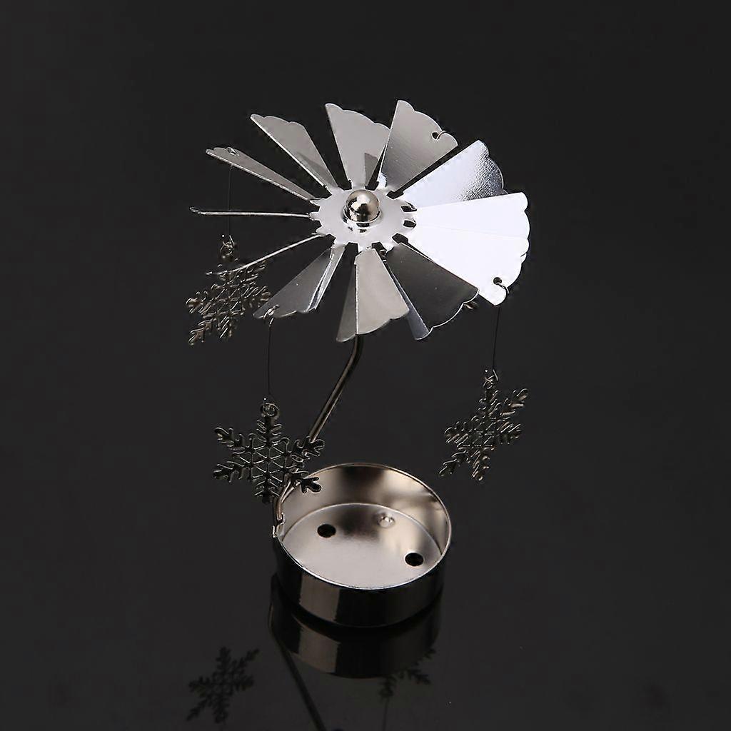 Romantic Candlestick Rotating Spinning Tea Light Candle Holders Home Wedding