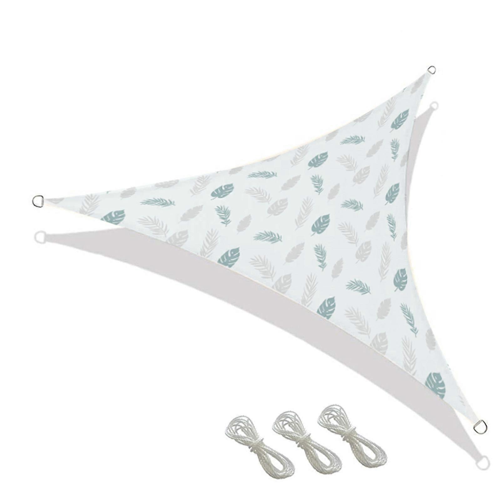 Triangle Sun Shades Sails Canopy Waterproof UV Blocking Windproof Easy Install for Backyard Garden Patio