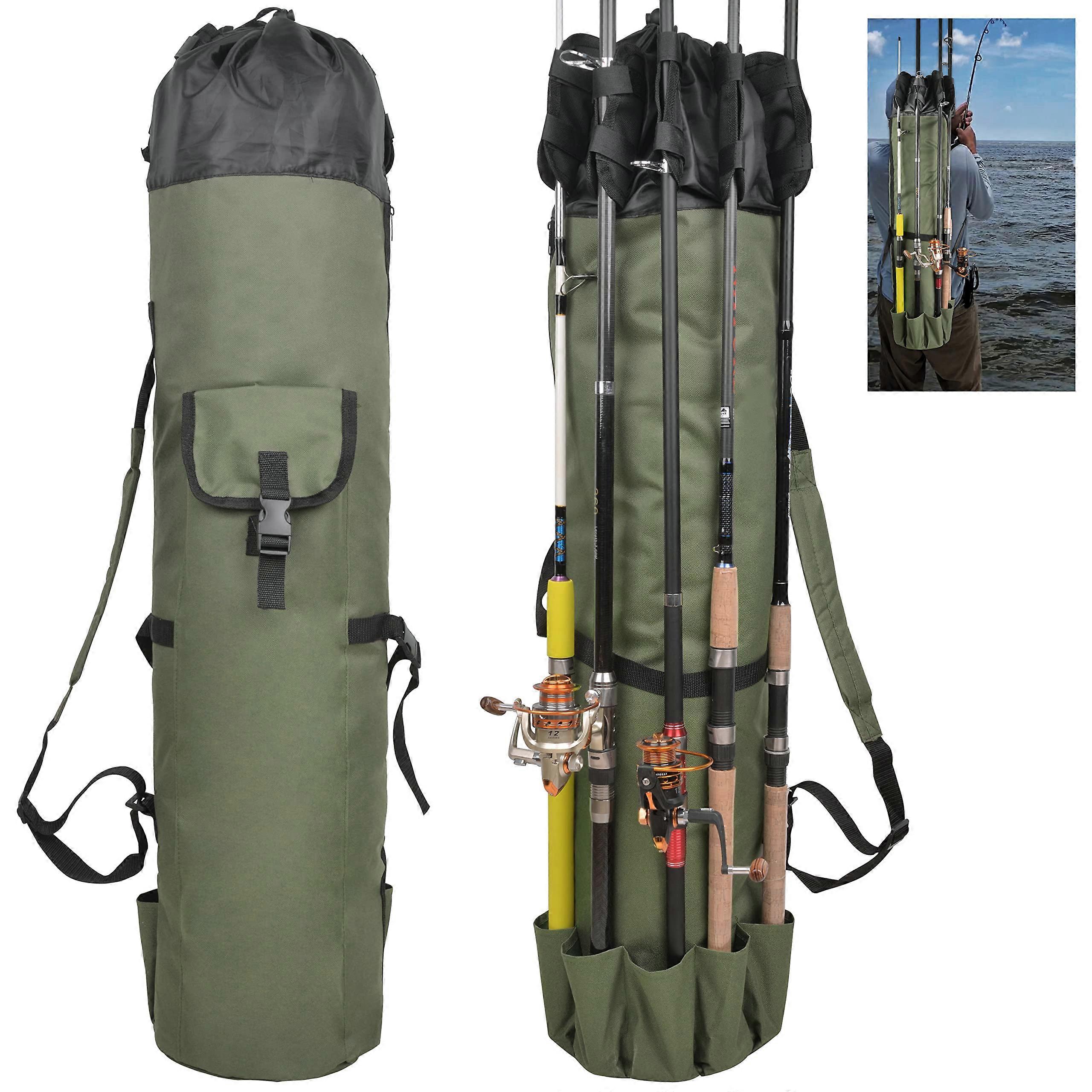 Fishing Rod Case for Travel - Durable Waterproof Design, Fits 2-Piece Rods, Lightweight and Portable Storage Solution
