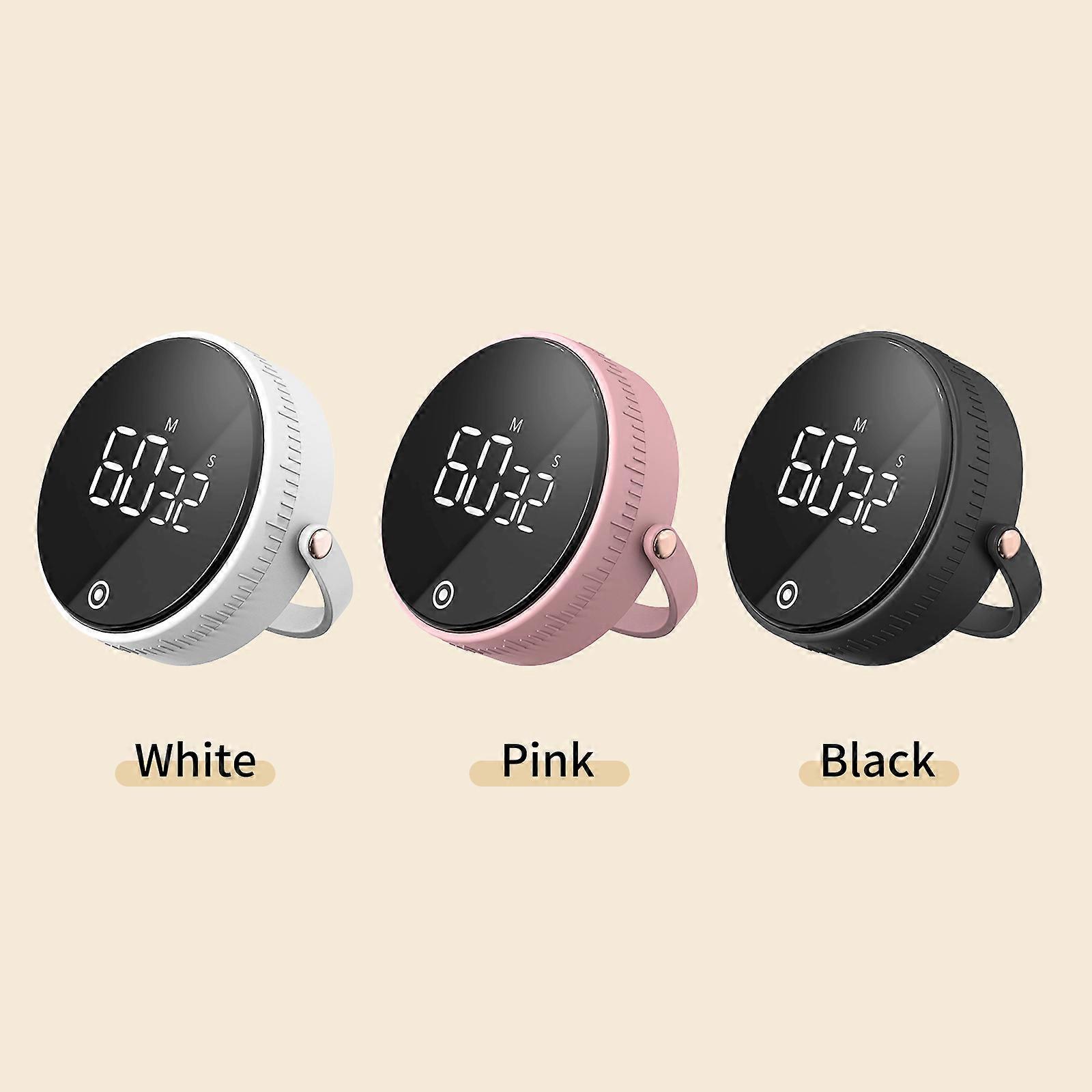 Magnet Kitchen 99-Minute Digital Count Up & Countdown Timers Adjustable Angle Loud Alarm Desktop & Hanging Timer Clock for Time Management Cooking