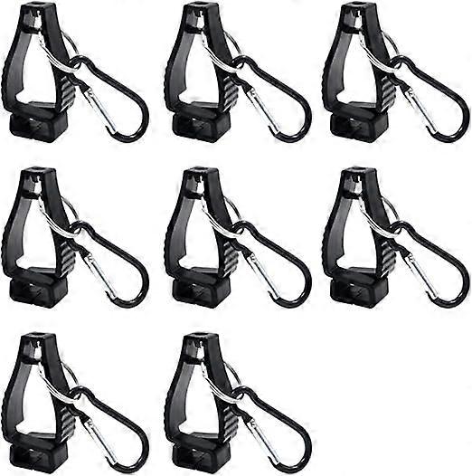 Glove clips, glove strap retainer, workplace safety clips, 8 pack