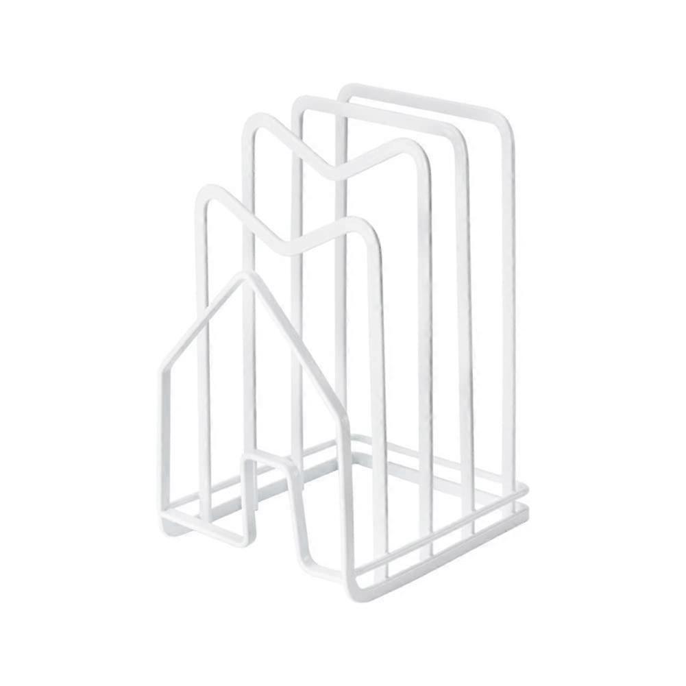 Cutting Board Rack Holder for Kitchen Countertop, Cookie Sheet and Pan Organizer, Space-Saving Design, Sturdy Metal Frame