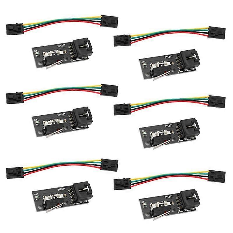 6Lots Endstop Switch for End Stop Limit Switch with Switch Cable for 3D Printer RAMPS 1.4