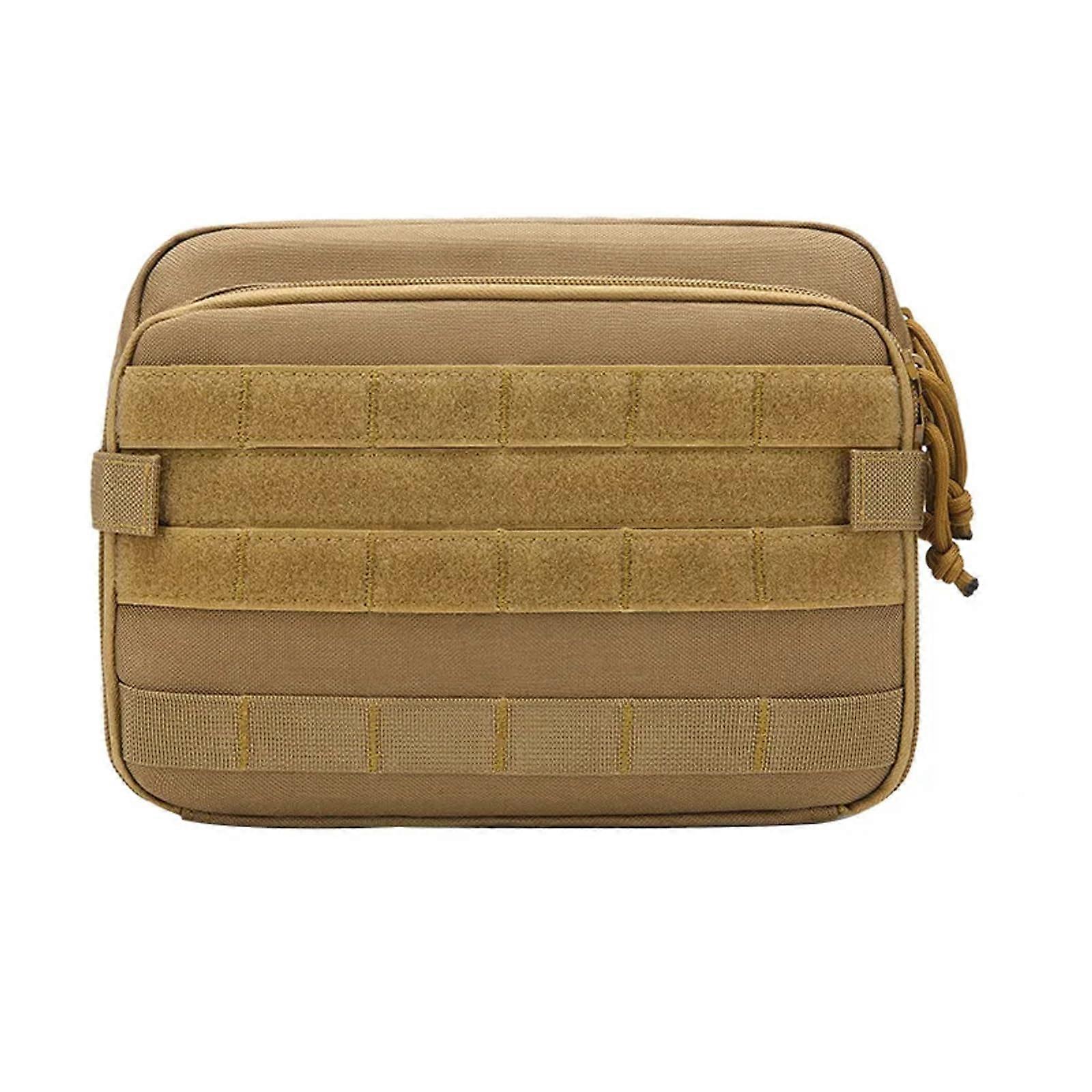Laser Cut Molle Utility Pouch, Tactical Molle Admin Pouch EDC EMT Organizer with Map Pocket EDC IFAK Tool Holder Gear Pouch