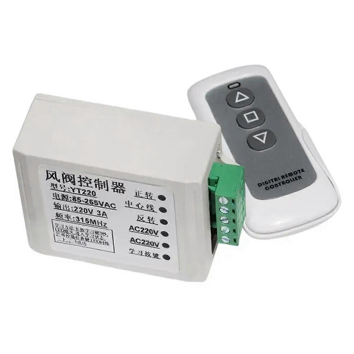 Remote Control Actuator Switch Controller Damper Switch Electric Duct